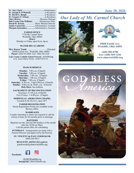 June 28 Bulletin